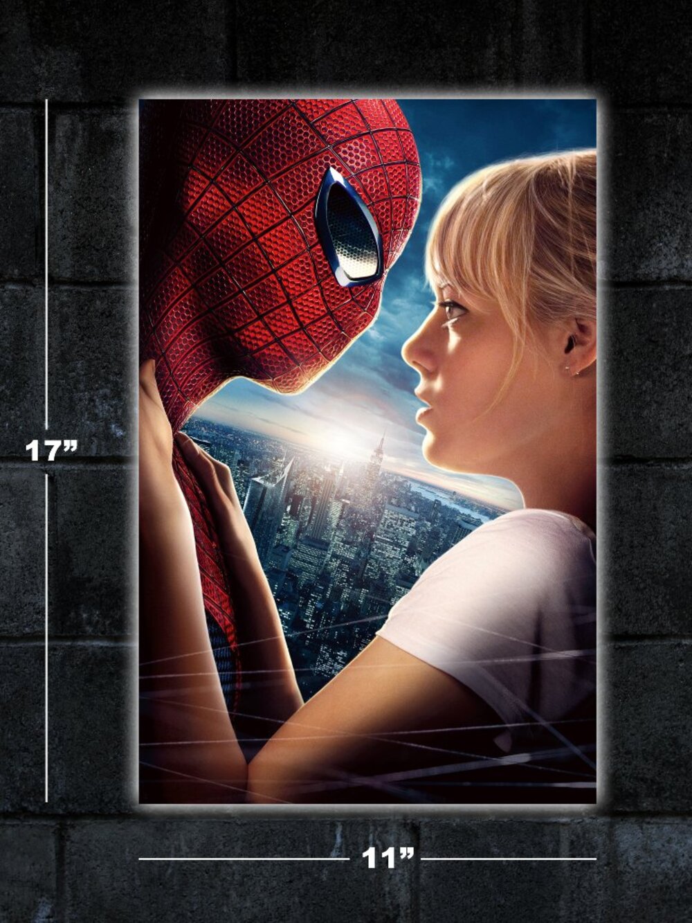 Amazing Spider-Man poster 11x17 wall art print merch andrew garfield emma stone